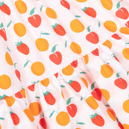 ميتي جيمس-فستان قطن لون أبيض | Childrensalon Outlet