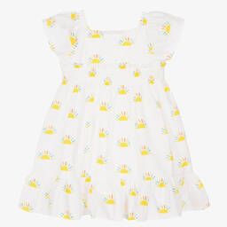 Mitty James-فستان قطن لون أبيض | Childrensalon Outlet