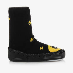 Moccis-سليبرز جوارب قطن لون أسود و أصفر | Childrensalon Outlet