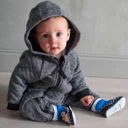 Moccis-Blue Indoor Slipper Shoes | Childrensalon Outlet
