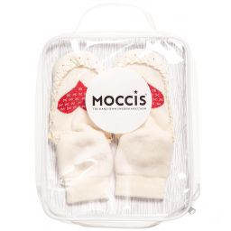 موكيس-جوارب سليبرز لون عاجي بنعل واقي | Childrensalon Outlet