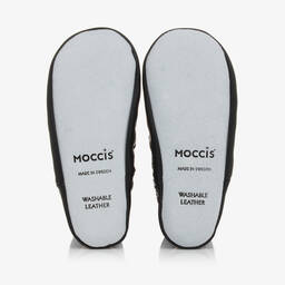 Moccis-Navy Blue Indoor Slipper Shoes | Childrensalon Outlet