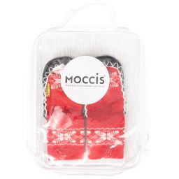 Moccis-Red Wool Slipper Socks | Childrensalon Outlet