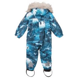 Molo-Baby Boys Blue Snowsuit | Childrensalon Outlet