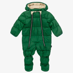 مولو-أوفرول شتوي لون أخضر للمواليد | Childrensalon Outlet