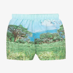 Molo-شورت سباحة أطفال ولادي لون أزرق (UPF50+) | Childrensalon Outlet