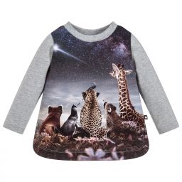 Molo-توب قطن لون رمادي للمولودات | Childrensalon Outlet