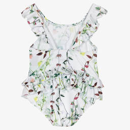 Molo-Baby Girls Floral Swimsuit (UPF50+) | Childrensalon Outlet