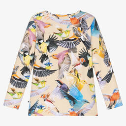 Molo-Beige Organic Cotton Baby Top | Childrensalon Outlet