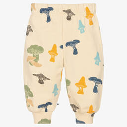 مولو-جوغرز قطن جيرسي عضوي لون بيج | Childrensalon Outlet