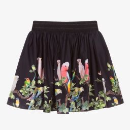 Molo-Black Organic Cotton Skirt | Childrensalon Outlet