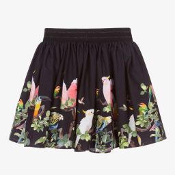 Molo-Black Organic Cotton Skirt | Childrensalon Outlet