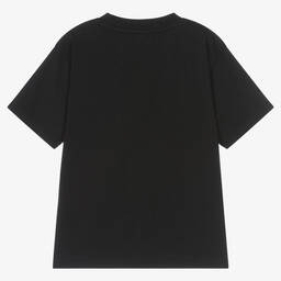 Molo-Черная футболка из органического хлопка с космическим кораблем | Childrensalon Outlet