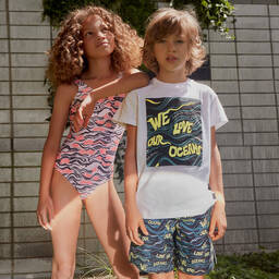 Molo-Black Swim Shorts (UPF50+) | Childrensalon Outlet