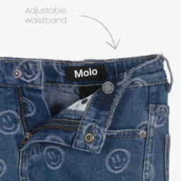 Molo-شورت قطن دنيم لون أزرق | Childrensalon Outlet