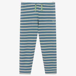 Molo-Кремово-голубые трикотажные брюки | Childrensalon Outlet