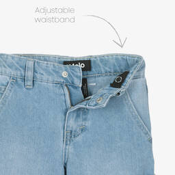Molo-Blue Light Wash Denim Relaxed Jeans | Childrensalon Outlet