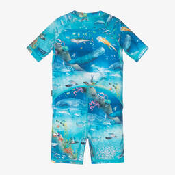 مولو-طقم واقي من الشمس لون أزرق (UPF50+) | Childrensalon Outlet