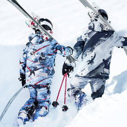 Molo-Blue Salopette Ski Trousers | Childrensalon Outlet