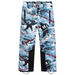 Molo-Blue Salopette Ski Trousers | Childrensalon Outlet