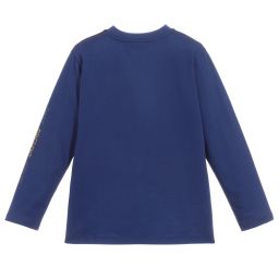 Molo-Blue Space Organic Cotton Top | Childrensalon Outlet