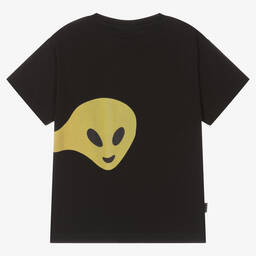 Molo-Черная хлопковая футболка с инопланетянином | Childrensalon Outlet