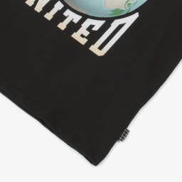 Molo-Boys Black Cotton Global Tee | Childrensalon Outlet