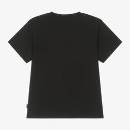 Molo-Boys Black Cotton Global Tee | Childrensalon Outlet