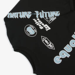 Molo-Boys Black Graphic Cotton Sweatshirt | Childrensalon Outlet