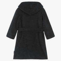 مولو-روب حمّام قطن عضوي لون أسود للأولاد | Childrensalon Outlet