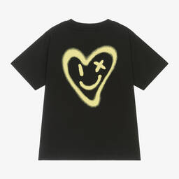 Molo-Boys Black Organic Cotton T-Shirt | Childrensalon Outlet