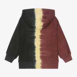 Molo-Boys Black Split Dye Hoodie | Childrensalon Outlet
