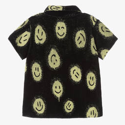 Molo-Boys Black Towelling Polo Shirt | Childrensalon Outlet