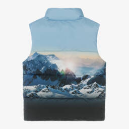 مولو-جيليه بافر بطبعة جبل لون أزرق للأولاد | Childrensalon Outlet