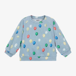 Molo-Boys Blue Balloon Jumper | Childrensalon Outlet