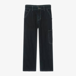 Molo-جينزقطن دنيم بقصة مريحة لون أزرق غامق | Childrensalon Outlet