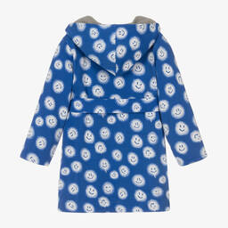 مولو-روب هودي قطن عضوي جيرسي لون أزرق للأولاد | Childrensalon Outlet