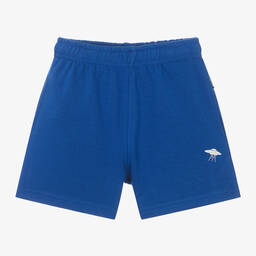 Molo-Boys Blue Cotton Jersey Shorts | Childrensalon Outlet