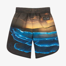 Molo-شورت سباحة لون أزرق وبني للأولاد (UPF50+) | Childrensalon Outlet