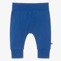 Molo-Boys Blue Organic Cotton Joggers | Childrensalon Outlet