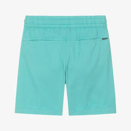 Molo-Boys Blue Organic Cotton Shorts | Childrensalon Outlet