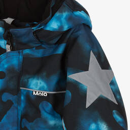 مولو-أوفرول شتوي هودي لون أزرق للأولاد | Childrensalon Outlet