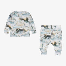 Molo-Boys Blue Polar Bear Outfit | Childrensalon Outlet