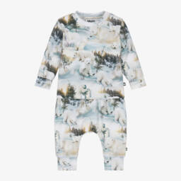 Molo-Boys Blue Polar Bear Outfit | Childrensalon Outlet