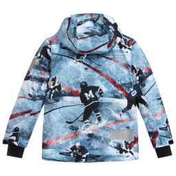 Molo-Boys Blue Ski Jacket  | Childrensalon Outlet
