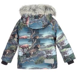 مولو-جاكيت تزلج واقي من المطر لون أزرق للأولاد | Childrensalon Outlet