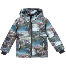 مولو-جاكيت تزلج واقي من المطر لون أزرق للأولاد | Childrensalon Outlet