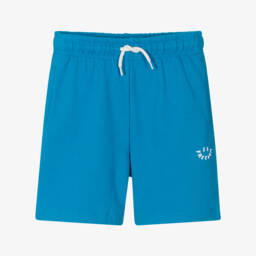 Molo-Boys Blue Soft Jersey Shorts | Childrensalon Outlet