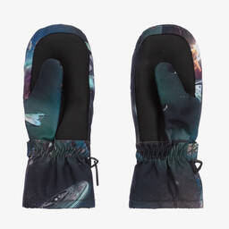 مولو-قفّازات تزلج تقنية لون أزرق للأولاد | Childrensalon Outlet