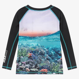 Molo-Boys Blue Sun Protective Top (UPF50+) | Childrensalon Outlet